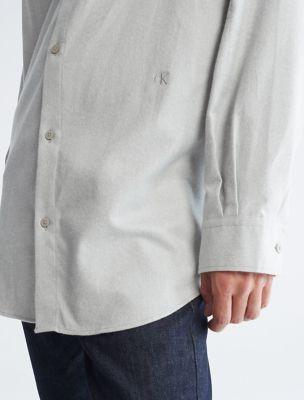 Oversized Flannel Button-Down Shirt Product Image