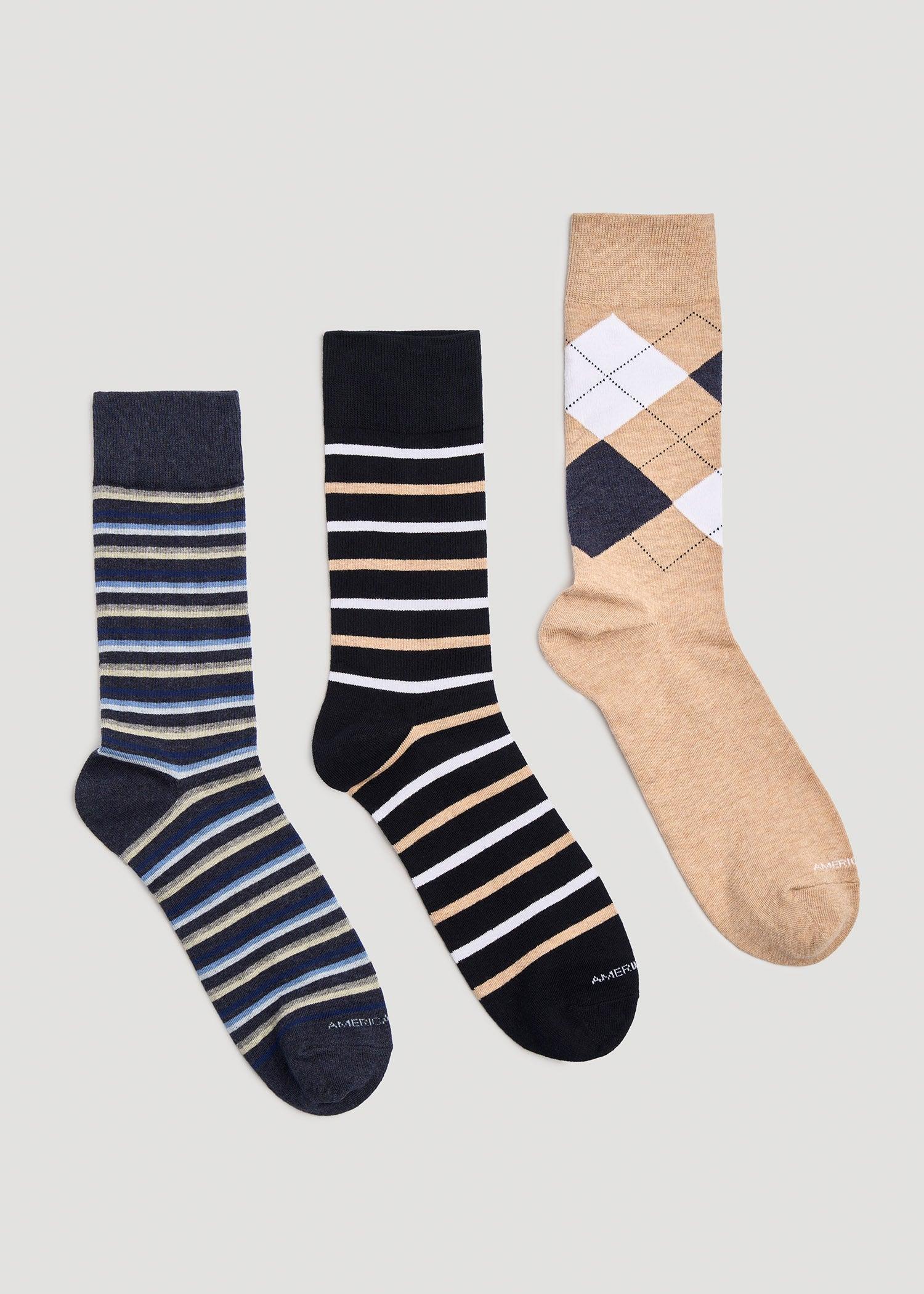 Men's XL Dress Socks (Size 14-17) | 3-Pack E Product Image