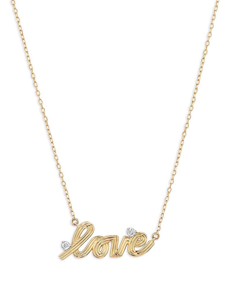 Adina Reyter Groovy Love Diamond Pendant Necklace Product Image