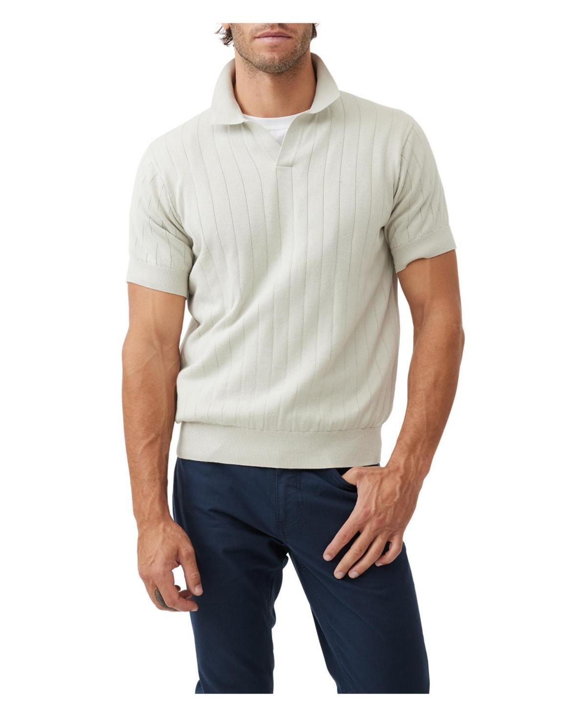 Mens Freys Crescent Cotton Polo Shirt Product Image