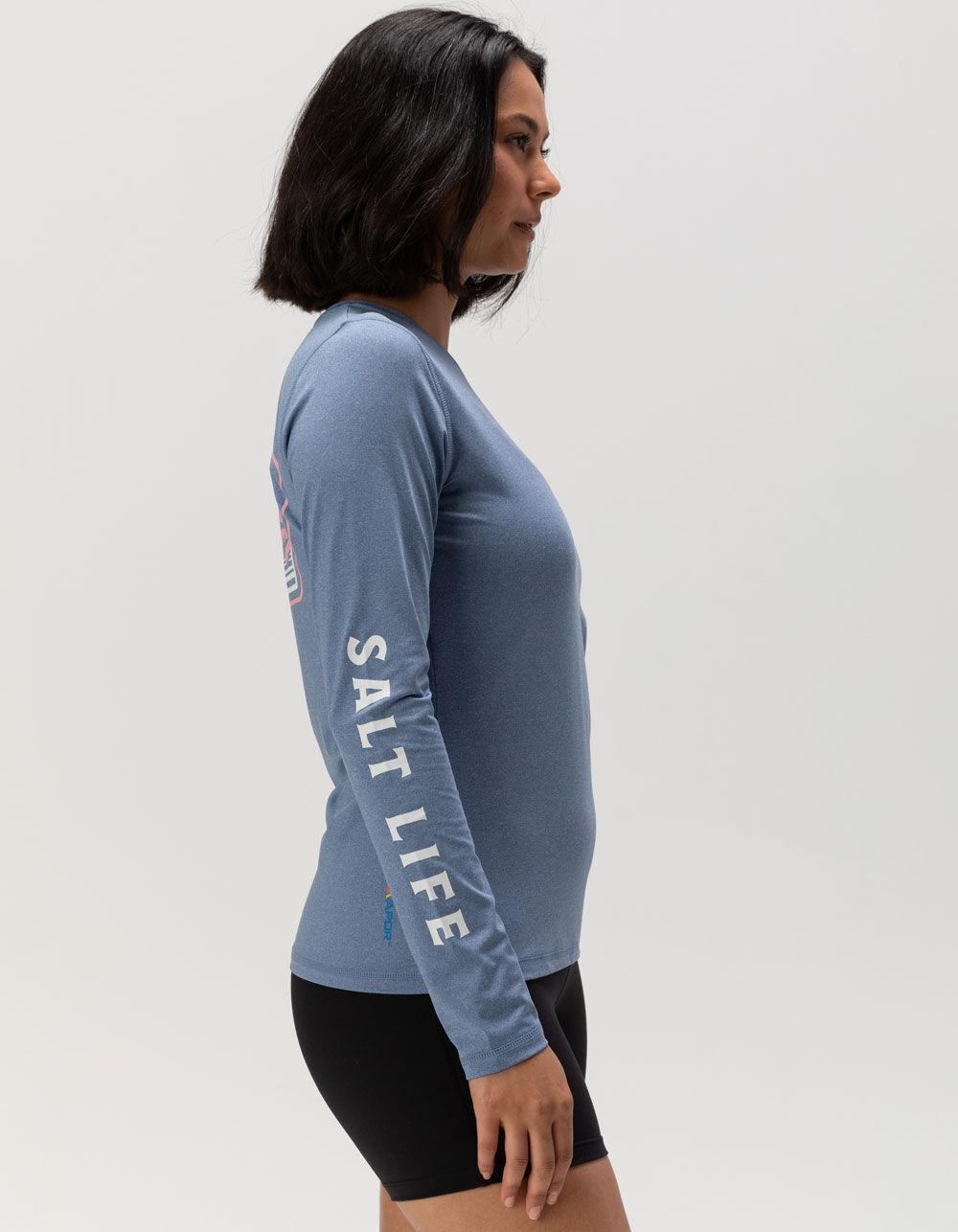 SALT LIFE Sunlit Womens Long Sleeve Performance Tee Product Image