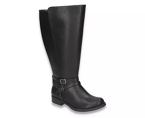 Easy Street Bay Plus Plus by Easy Street Womens Wide Athletic Calf Tall Boots Product Image