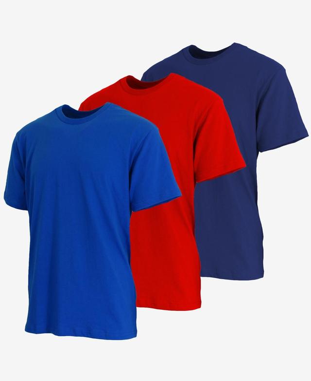 Blue Ice Mens Short Sleeve Crew Neck Classic T-shirt, Pack of 3 Product Image