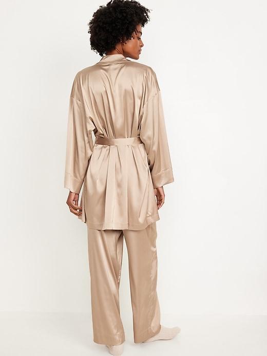 Satin Pajama Robe Product Image