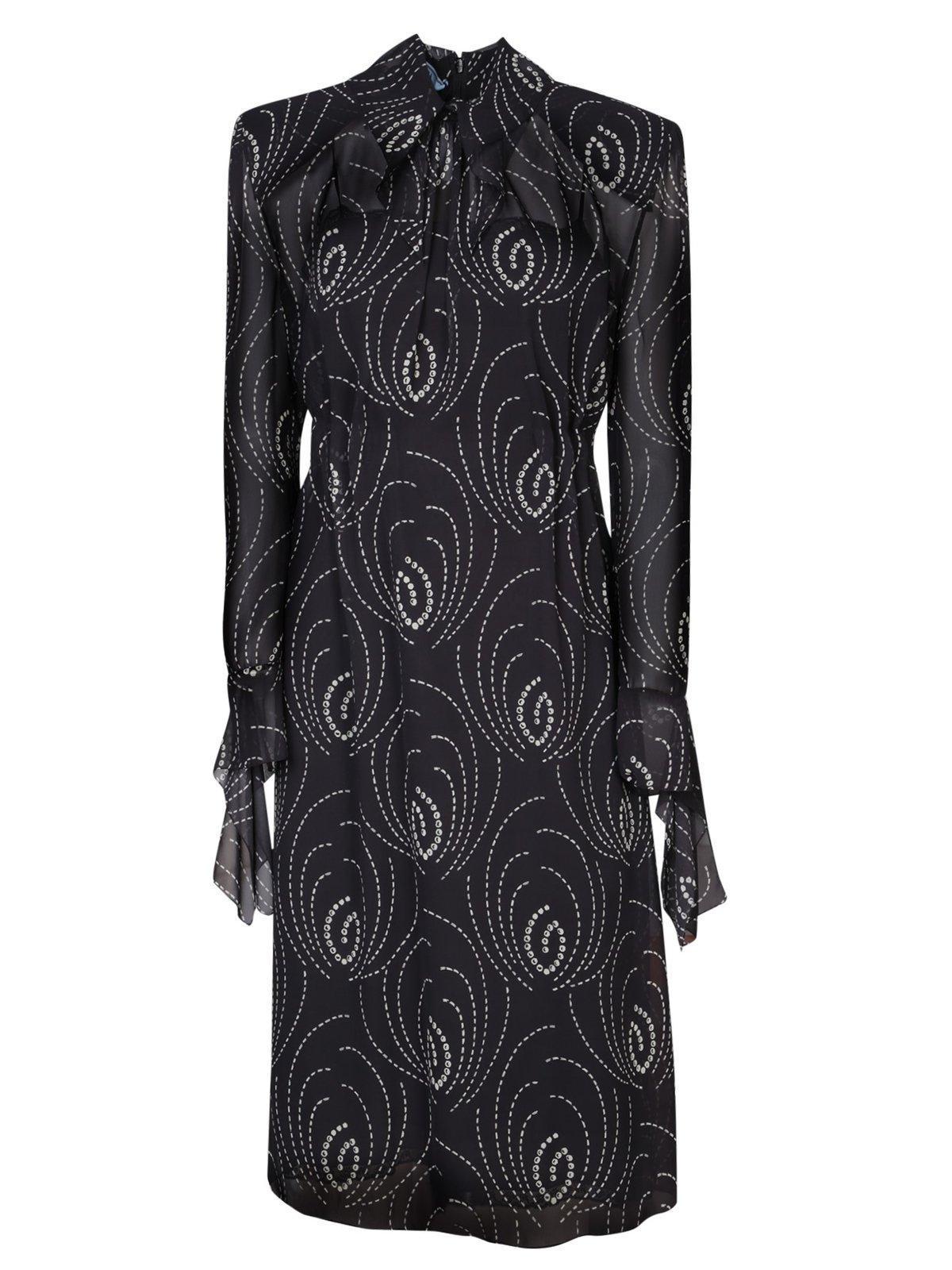 Midi Dress In Black Product Image