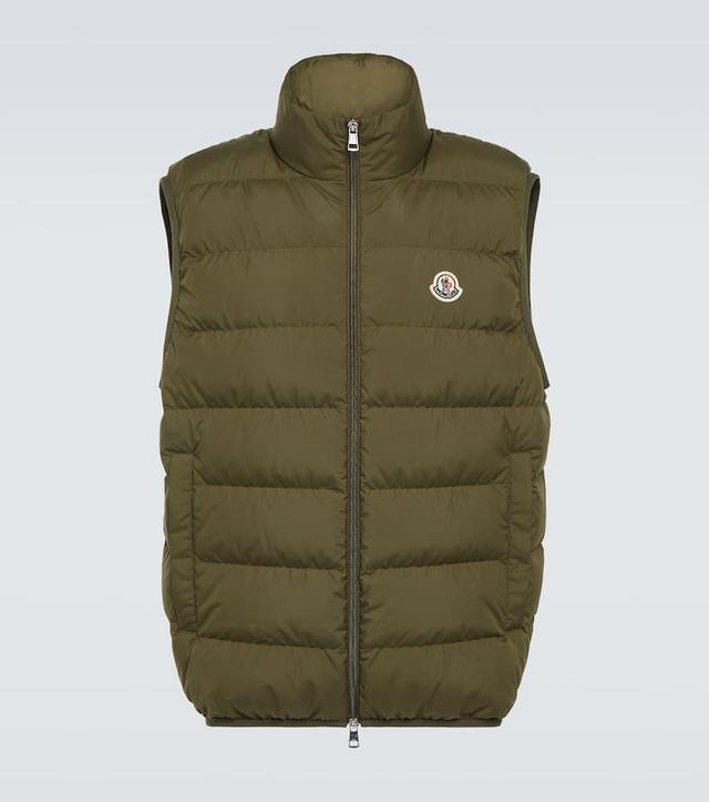 Down Vest In Green Product Image