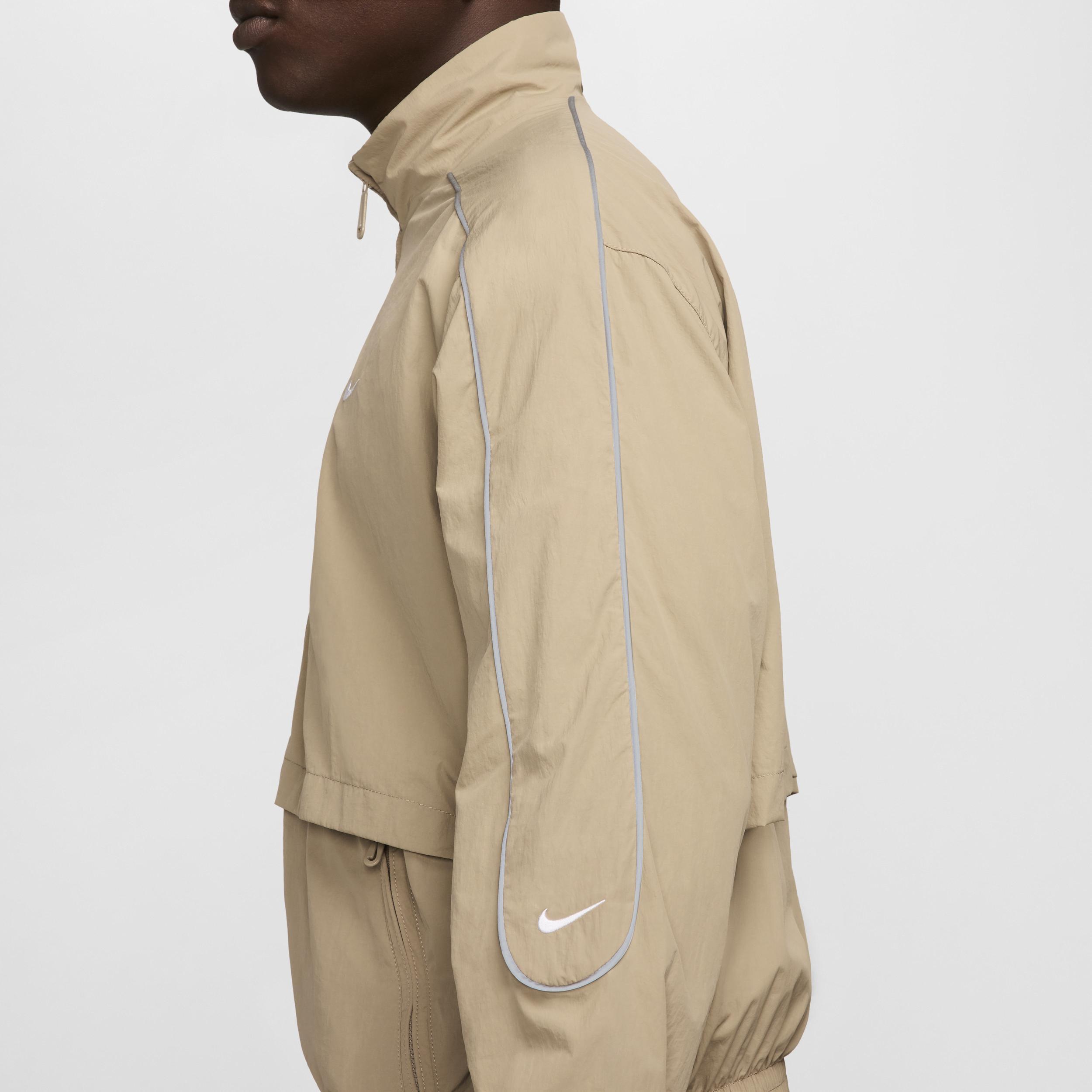 Men's Nike Sportswear Solo Swoosh Woven Track Jacket Product Image