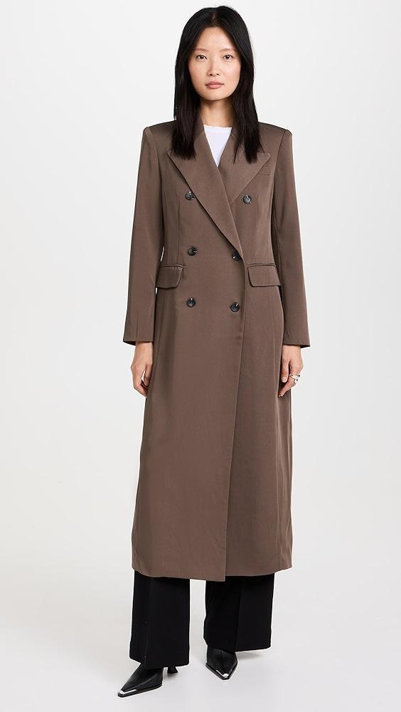 Avec Les Filles Double Breasted Coat | Shopbop Product Image