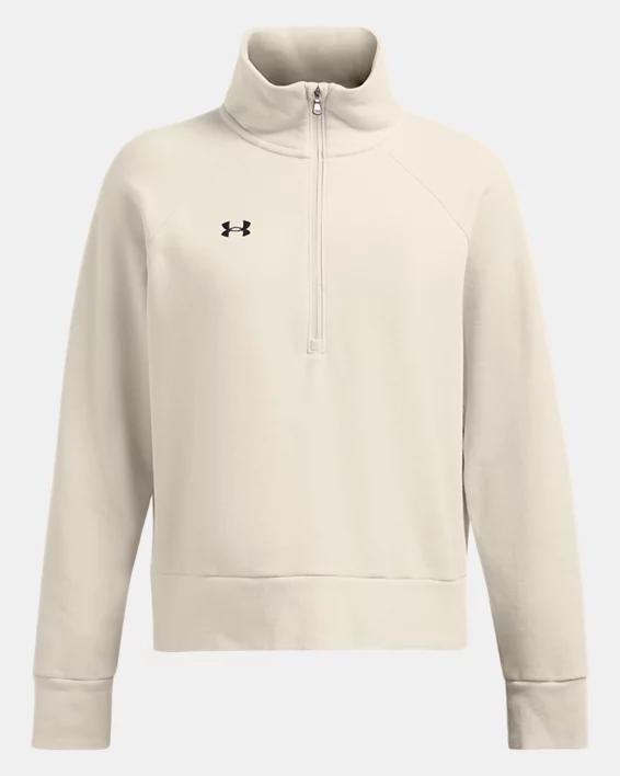 Women's UA Rival Fleece Textured ½ Zip Product Image