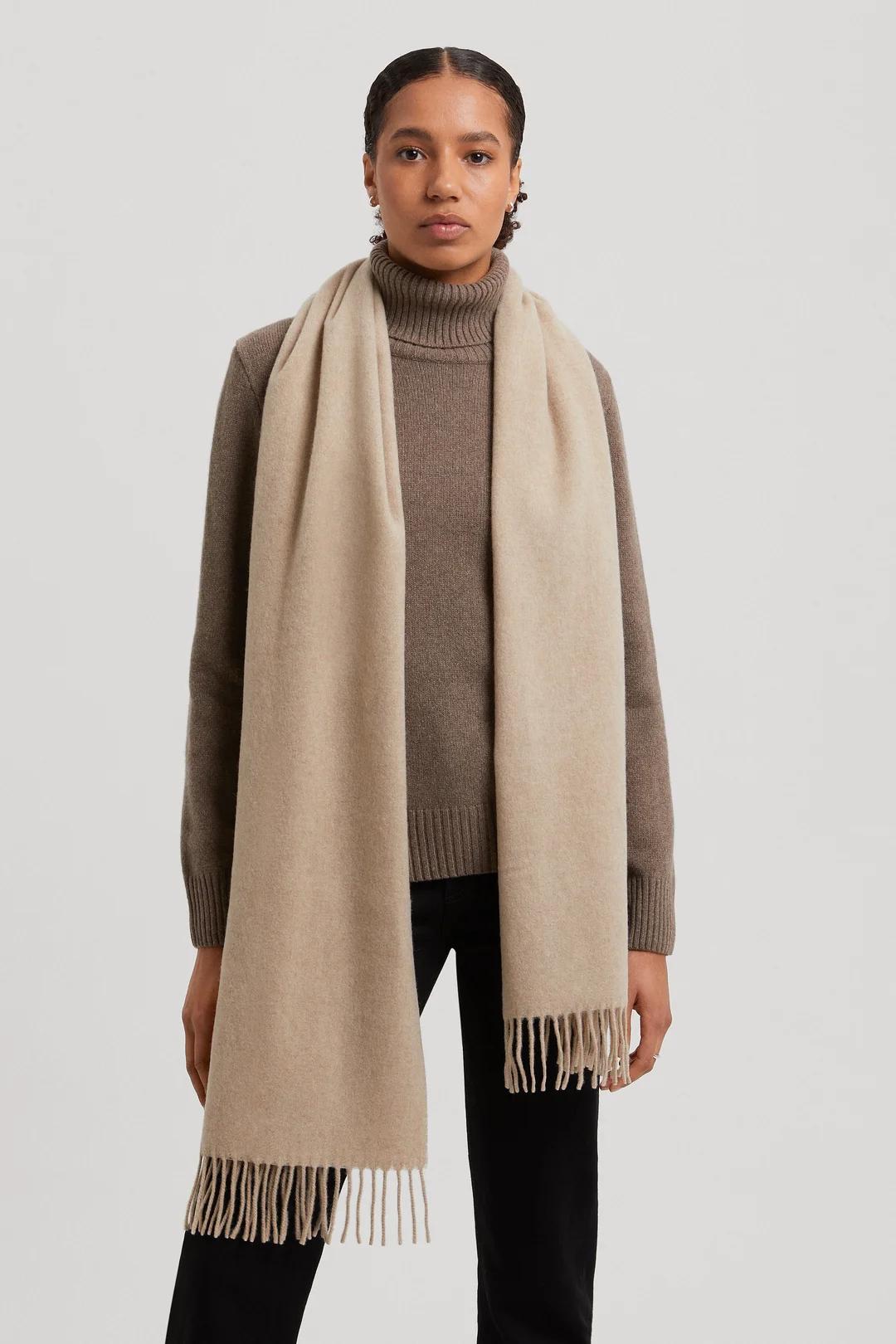 The Oversized Cashmere Wool Scarf Product Image