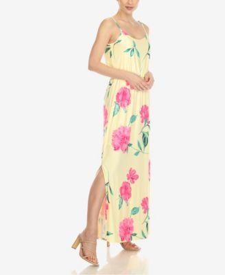 Floral Strap Maxi Dress Product Image