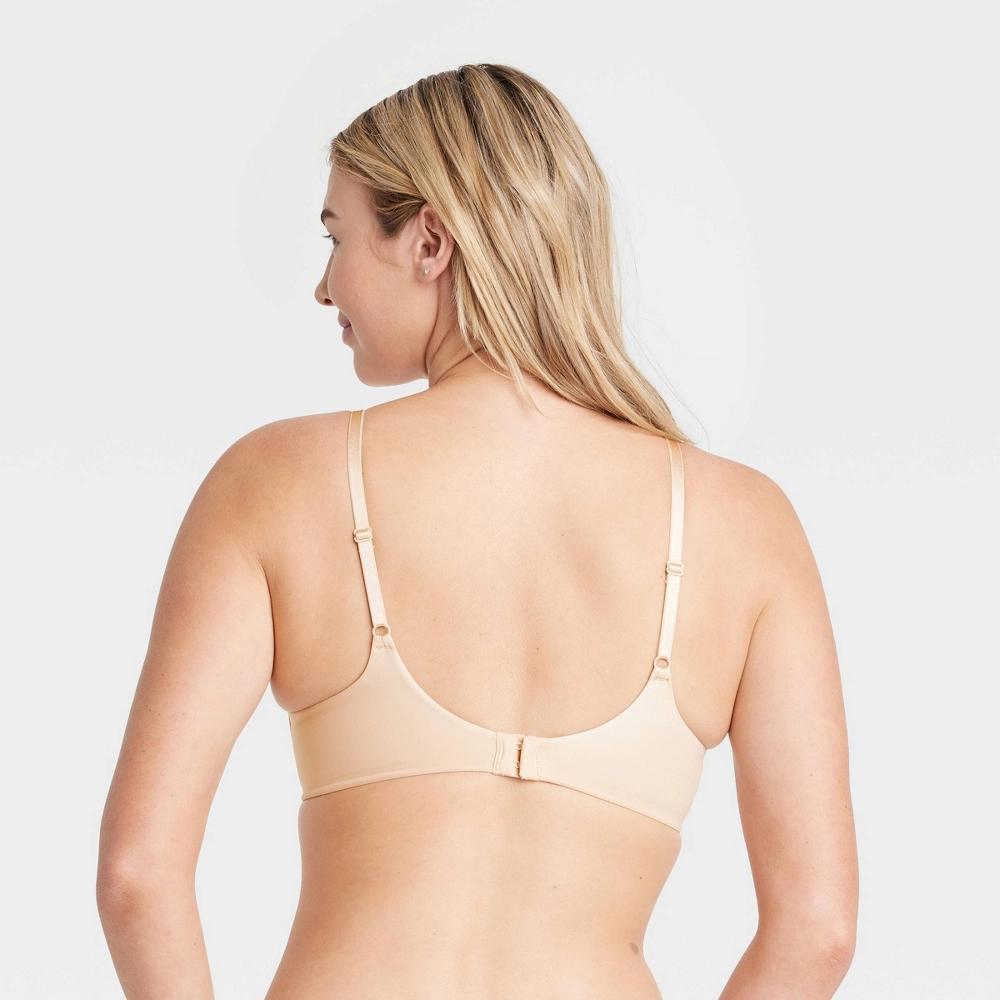 Women's Wirefree Push-Up Bra - Auden™ Beige 40D Product Image