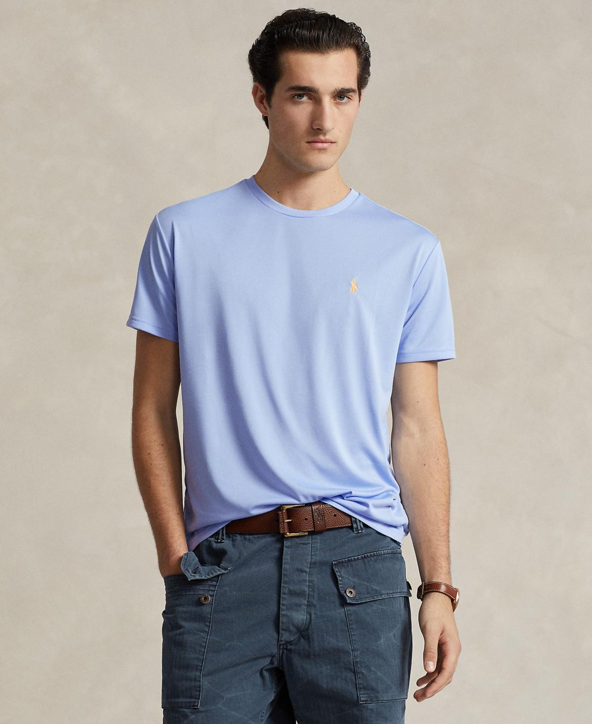 Polo Ralph Lauren Classic Fit Crew Neck Tee (Maidstone Blue) Men's T Shirt Product Image