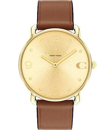 COACH Elliot Gold Tone Case Womens Watch Product Image