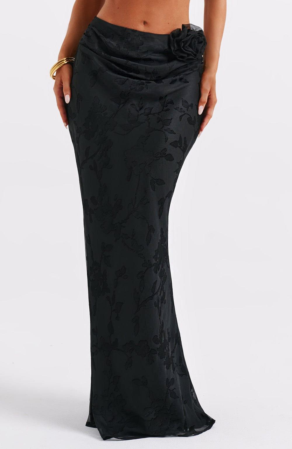 Elizabeth Maxi Skirt - Black Product Image