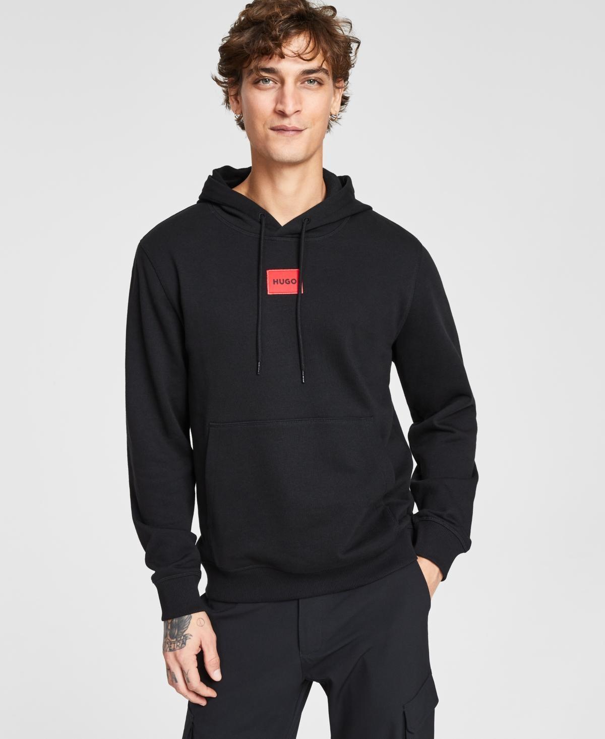 HUGO BOSS Men's Regular-fit Logo Hoodie In Black Product Image