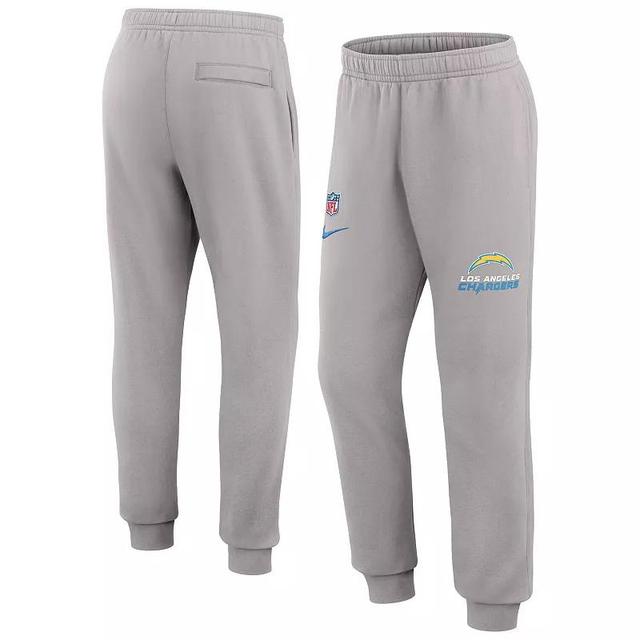 Mens Nike Gray Los Angeles Chargers 2023 Sideline Club Jogger Pants Product Image