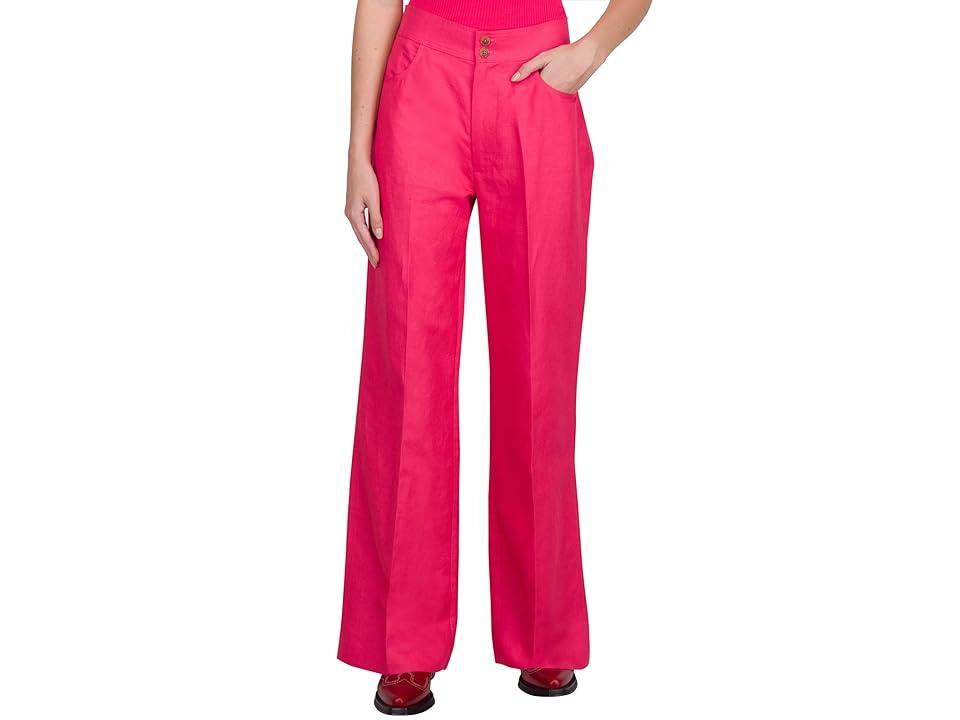 7 For All Mankind Modern Dojo Trousers (Geranium) Women's Casual Pants Product Image