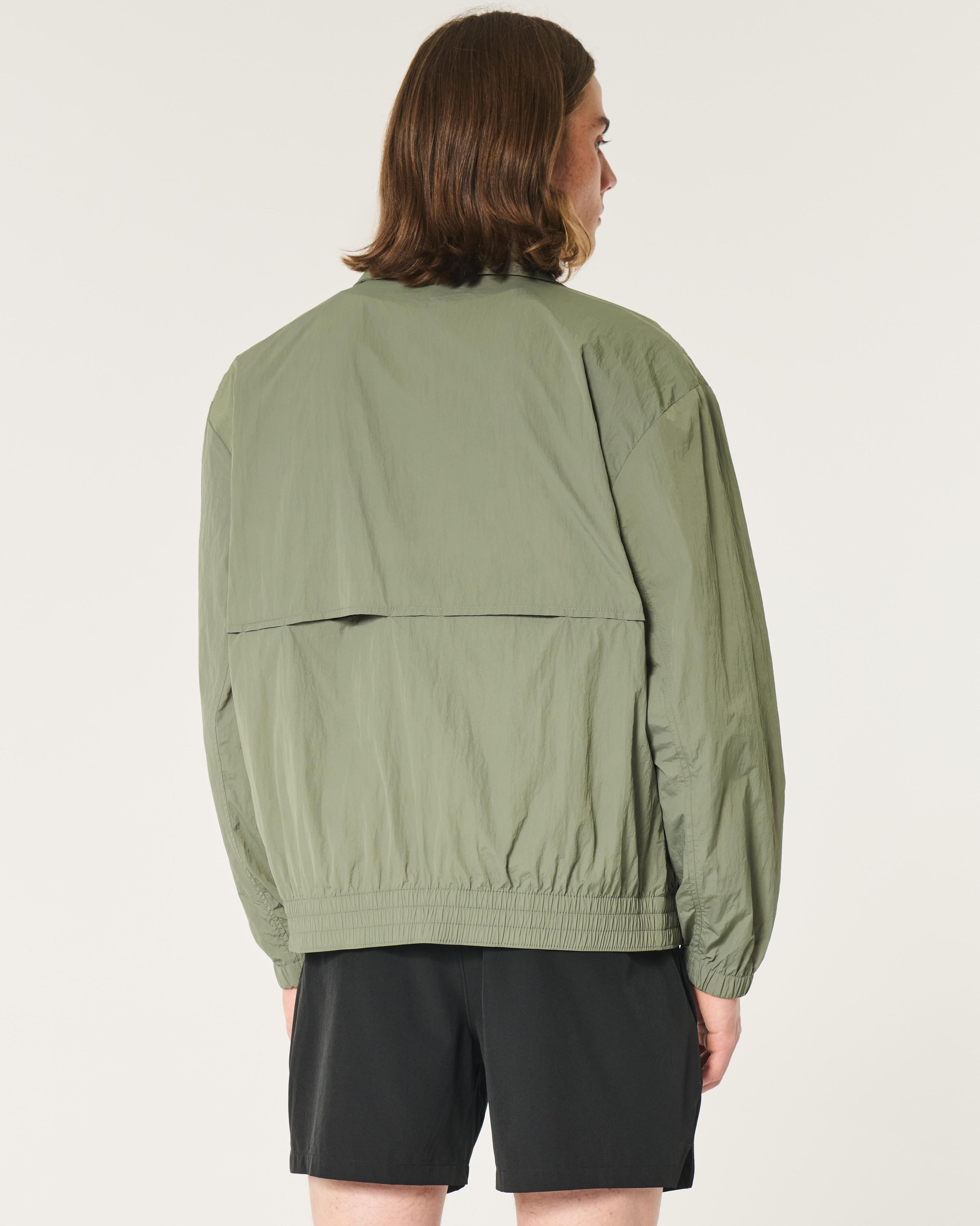 Zip-Up Nylon Jacket Product Image