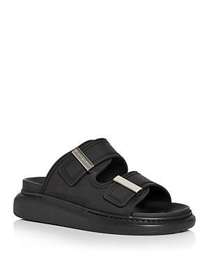 Womens Rubber Double-Strap Slides Product Image