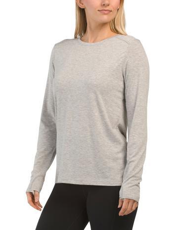 Long Sleeve Top With UPF 50 for Women | Polyester/Spandex/Cotton Product Image