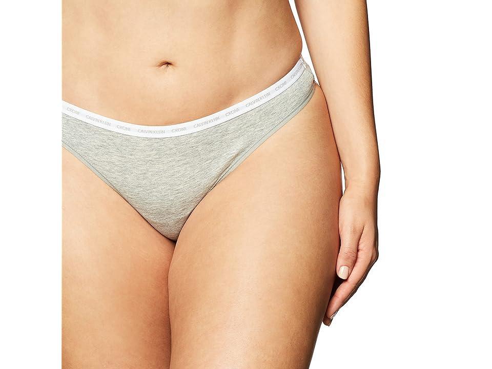 Womens Calvin Klein CK One Thong Panty QD3783 Product Image