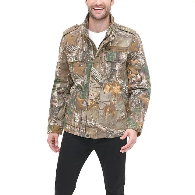 Mens Levis Cotton Filled Military Jacket Product Image