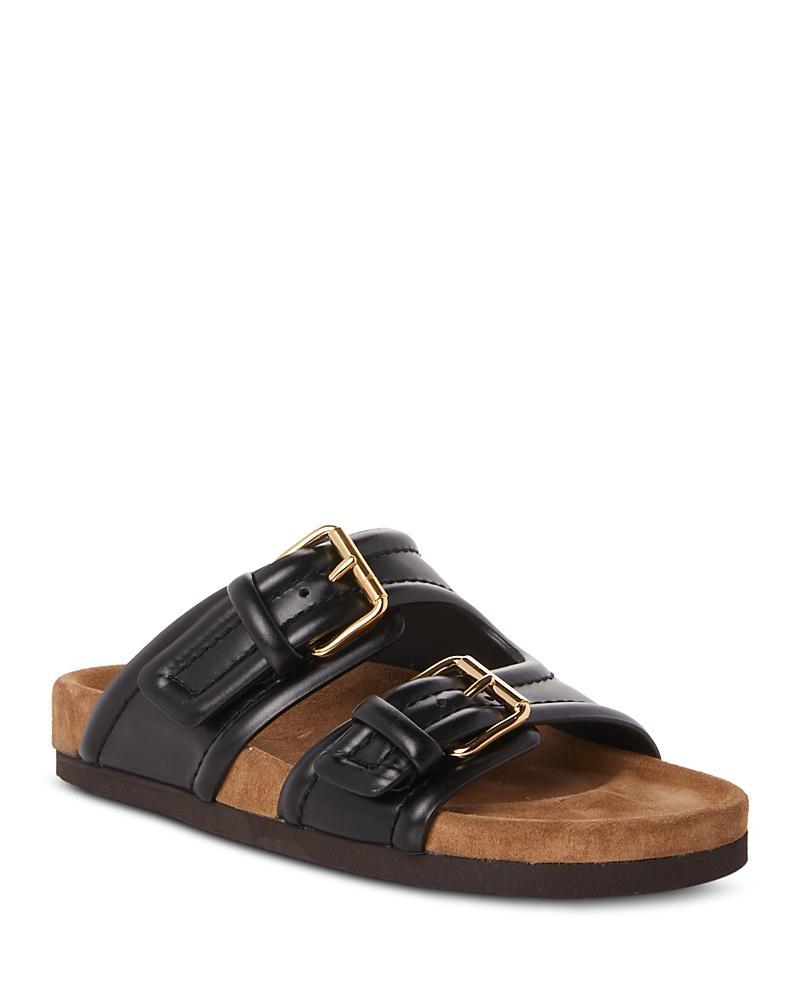 Valentino Garavani Womens Leather Slide Sandals Product Image
