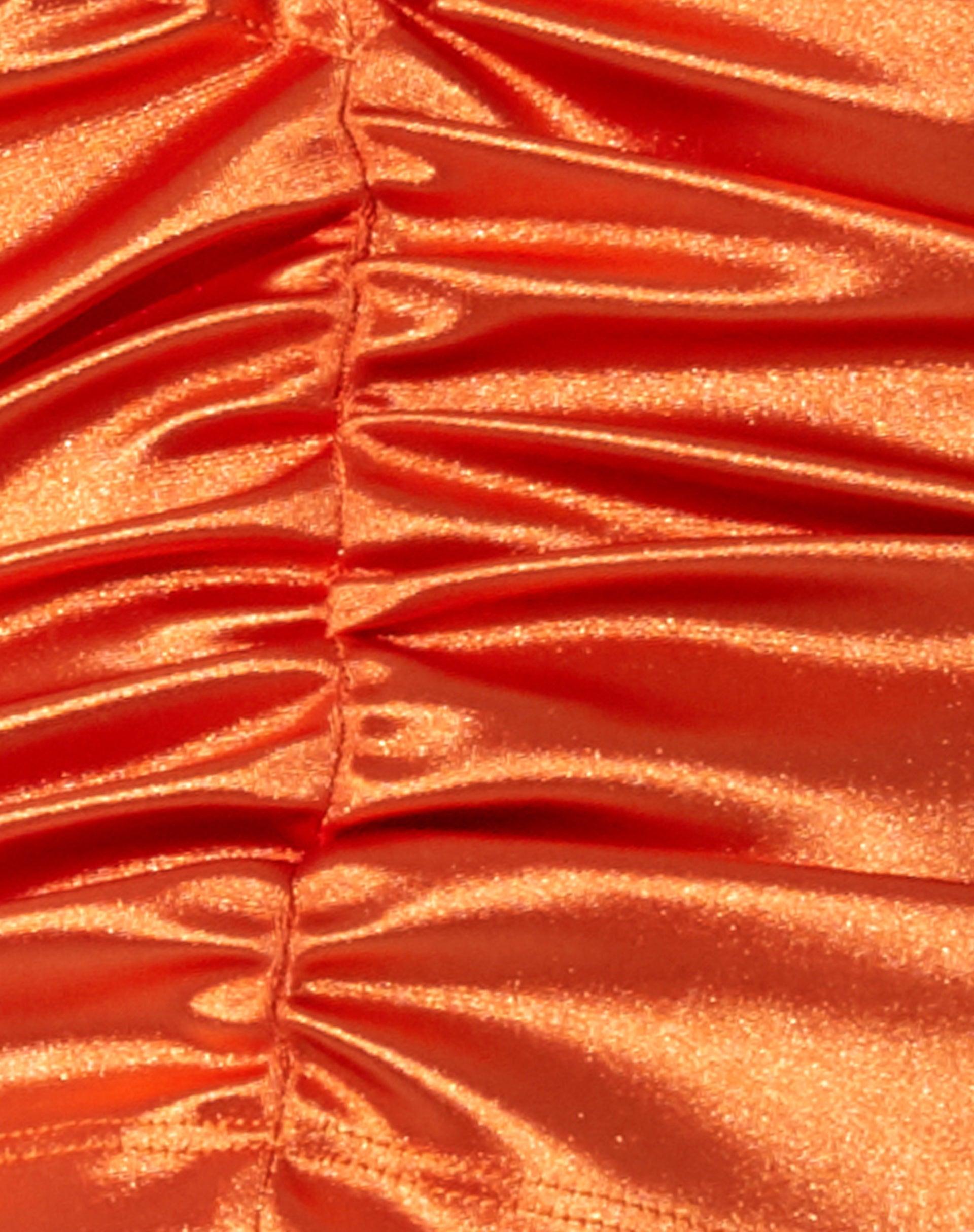 Lily Crop Top in Satin Rust Product Image