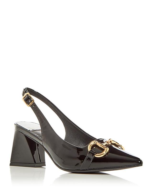 Jeffrey Campbell Womens Nakita Slingback Block Heel Pumps Product Image