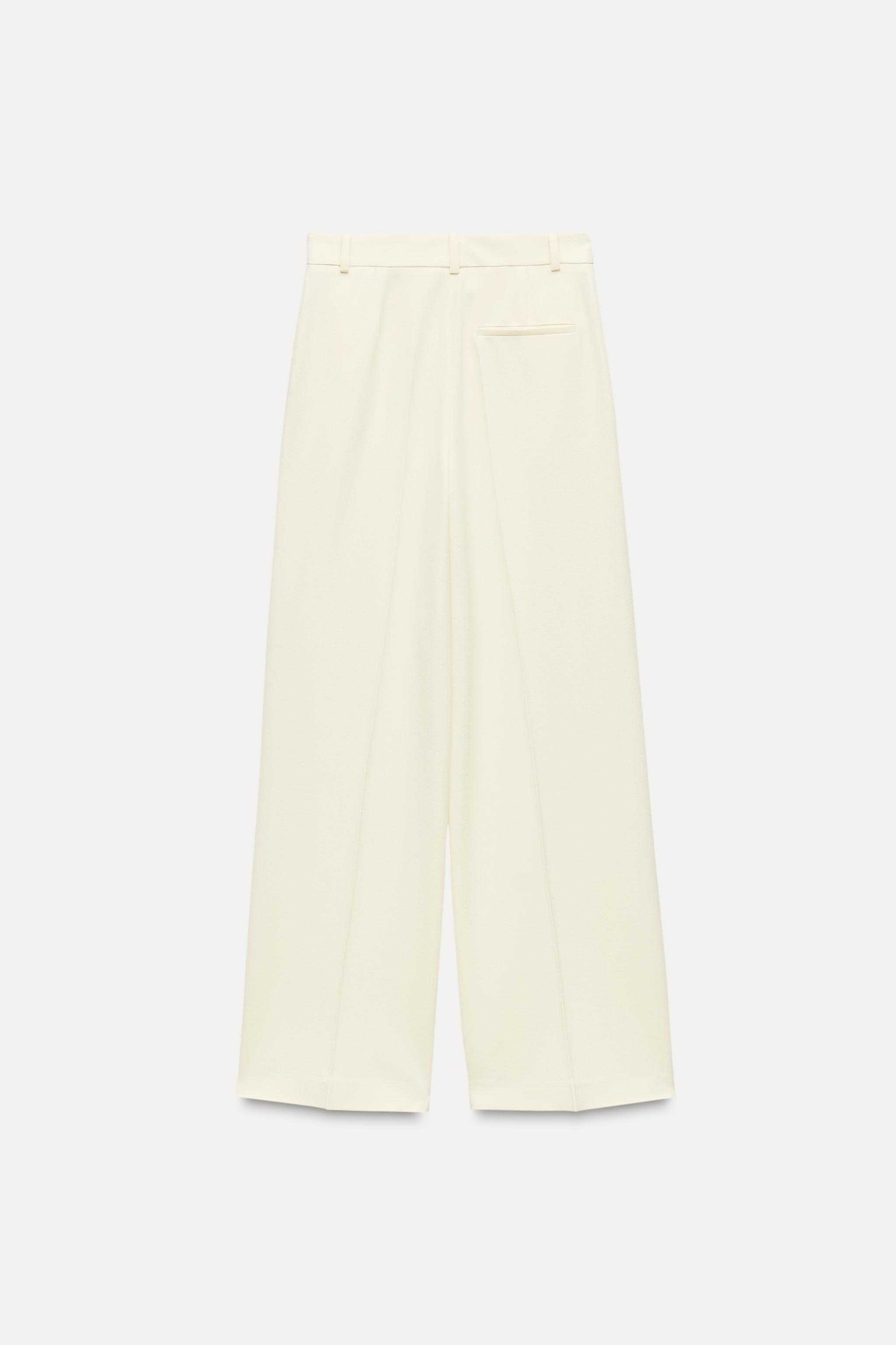 WIDE LEG PANTS WITH DARTS Product Image