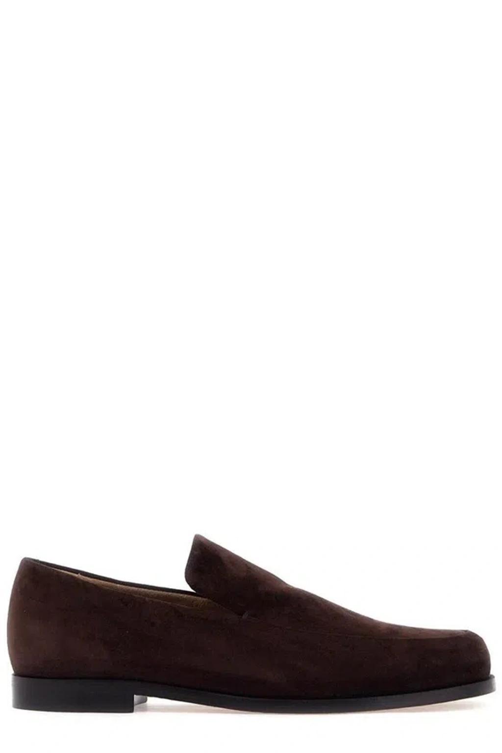 20mm Alessio Suede Loafers In Brown product image