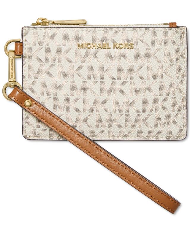 Michael Kors Signature Logo Jet Set Small Coin Purse Product Image