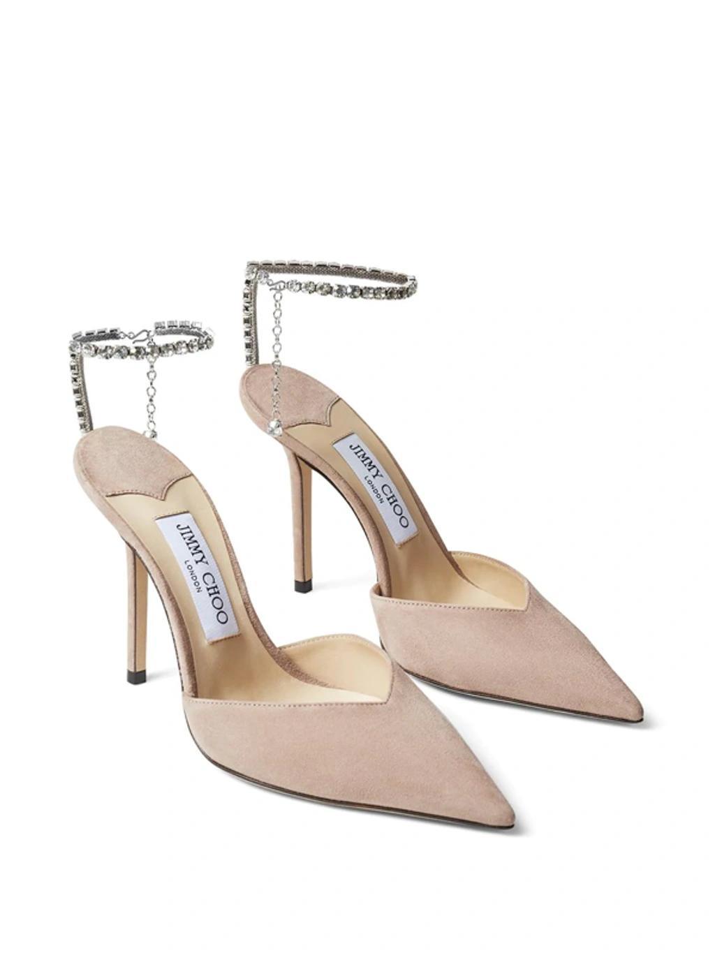 Saeda 100mm Pumps In Nude Product Image