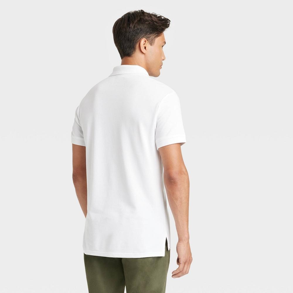 Men's Every Wear Polo Shirt - Goodfellow & Co™ True White M Product Image