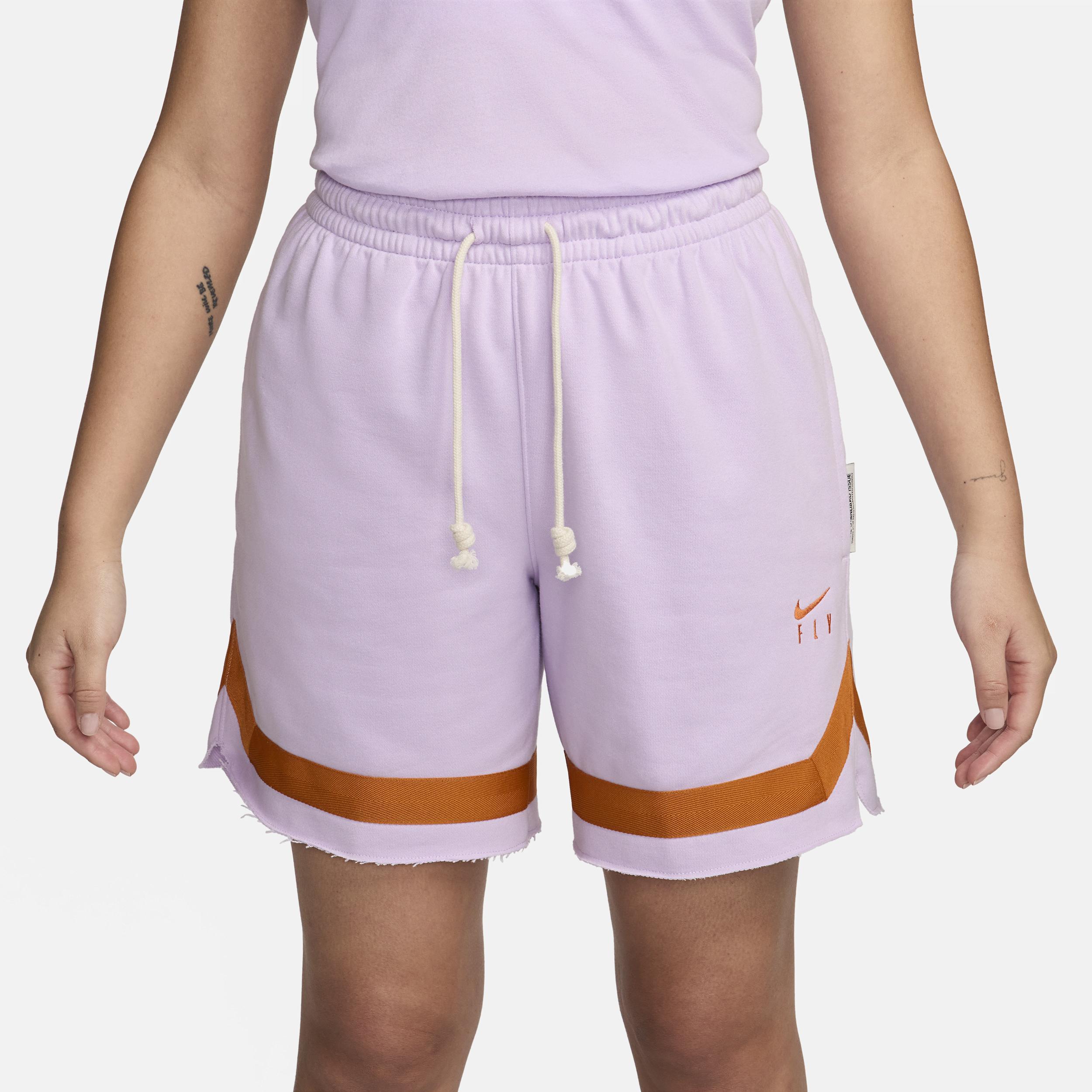 Nike Women's Swoosh Fly French Terry Basketball Shorts Product Image