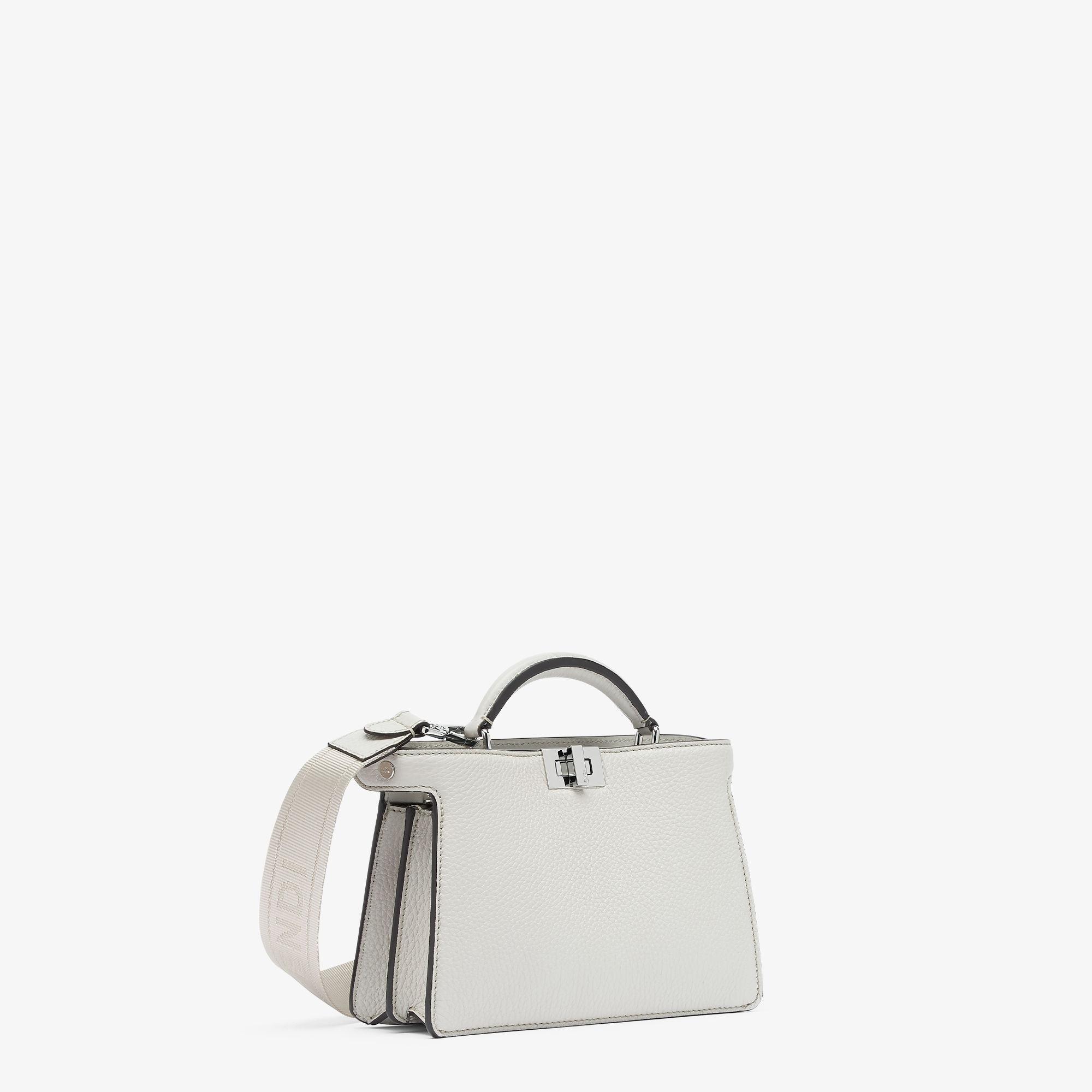 Peekaboo ISeeU X-CrossLight gray Selleria leather bag Product Image