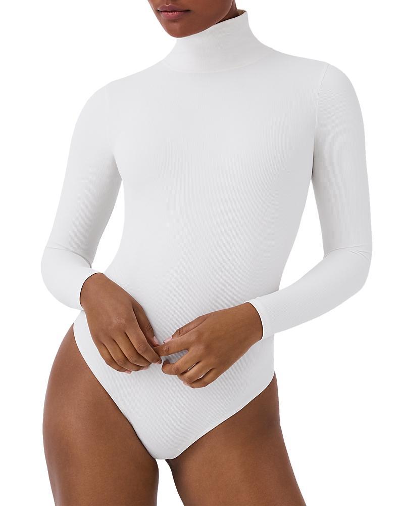 Suit Yourself Ribbed Long-Sleeve Turtleneck Bodysuit Product Image