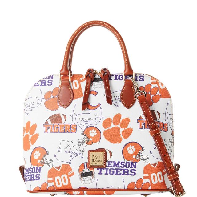 Dooney & Bourke Collegiate Clemson University Zip Zip Satchel Product Image