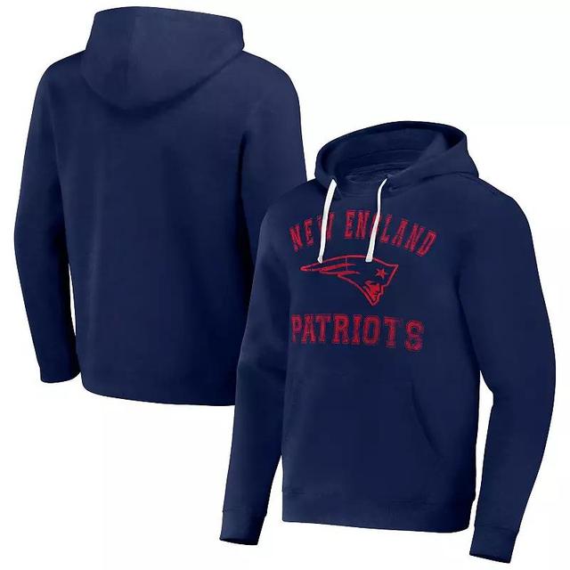 Mens NFL x Darius Rucker Collection by Fanatics New England Patriots Coaches Pullover Hoodie Blue Product Image