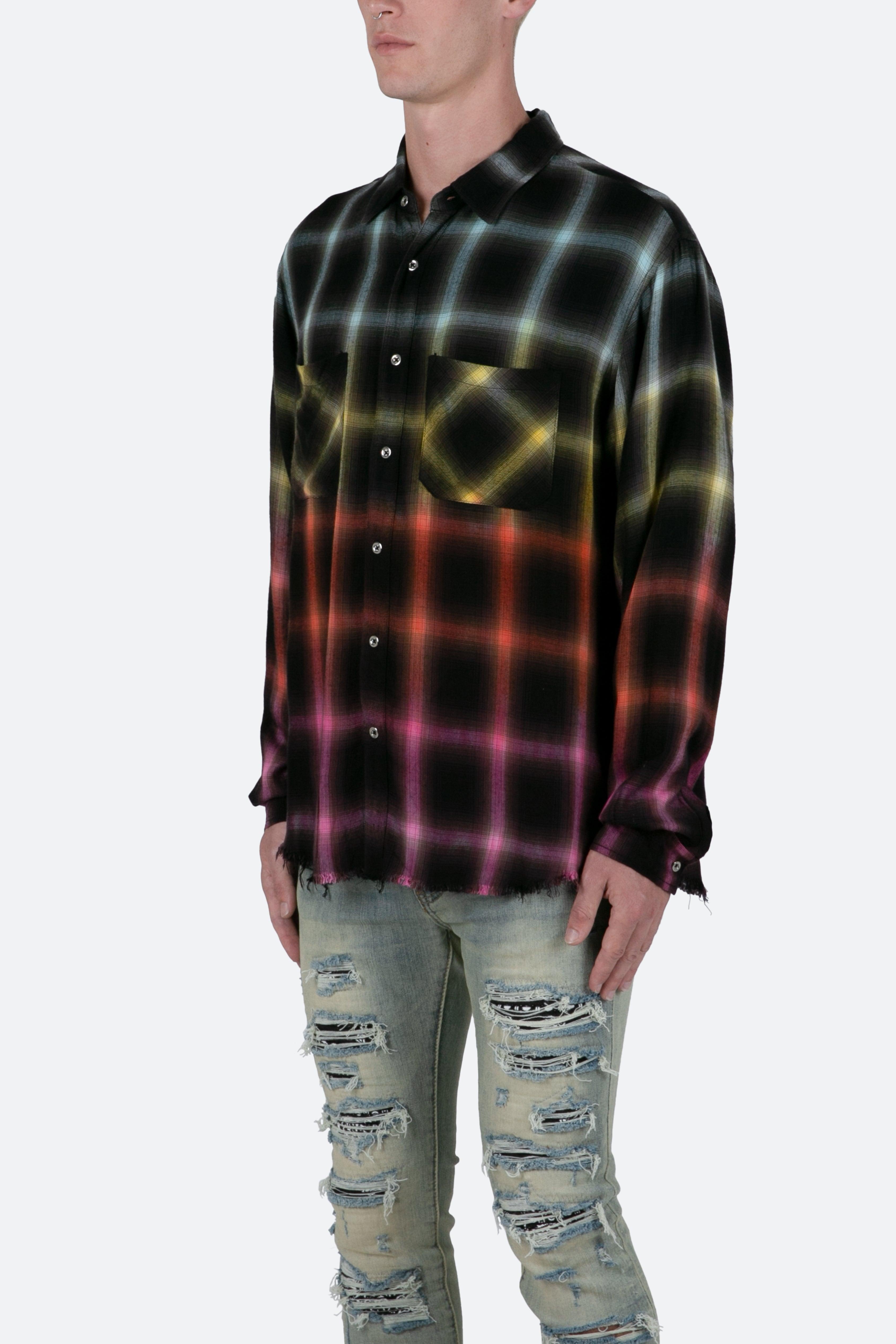 Ombre Flannel Shirt - Multi Male Product Image