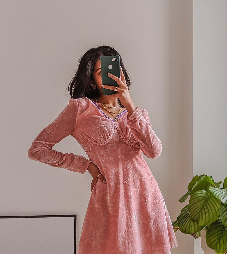 Labelrail x Pose and Repeat long sleeve mini tea dress Product Image