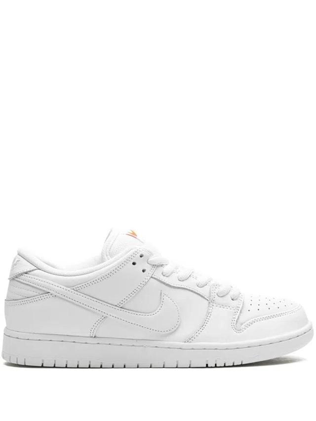 Sb Dunk Low Pro "triple White" Sneakers Product Image