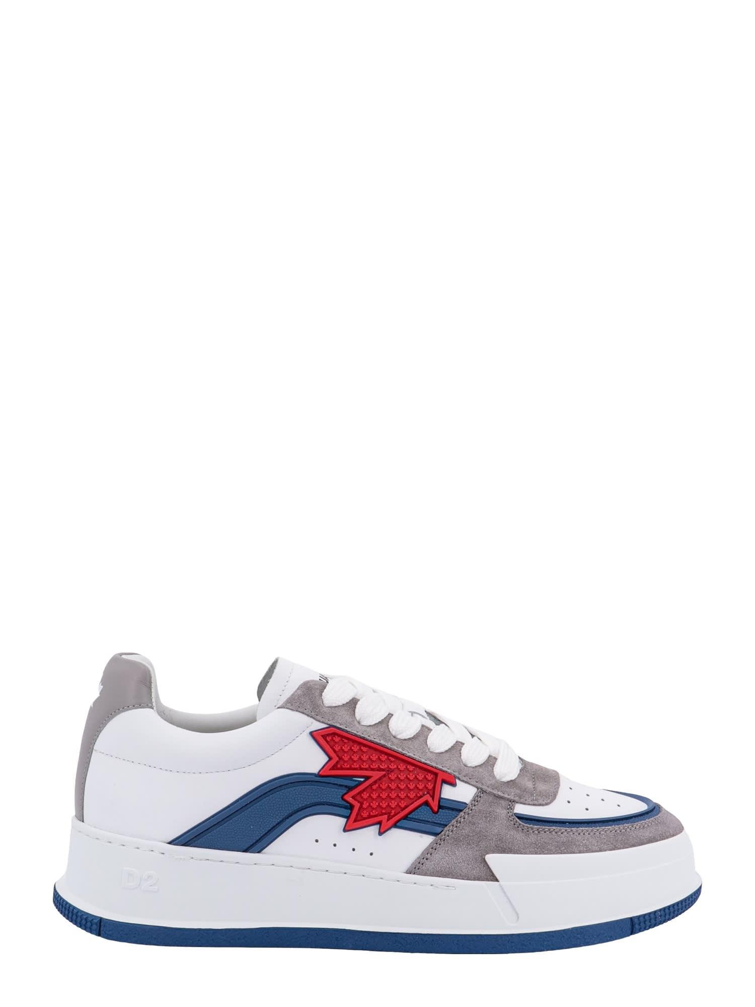 DSQUARED2 Canadian Sneakers In White Product Image