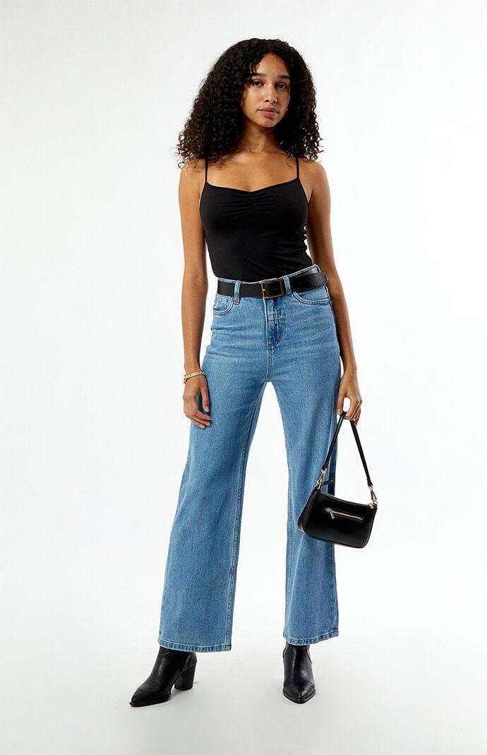 Thrills Women's Cherry Stretch High Waisted Straight Leg Jeans Product Image