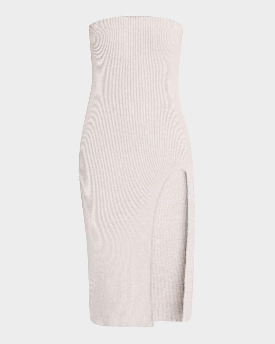 Sora Strapless Cashmere-Blend Midi Dress product image