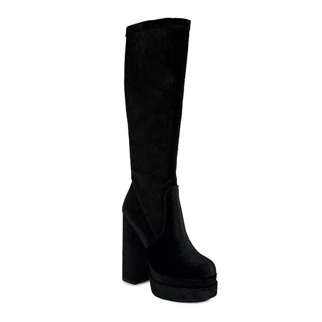 London Rag Lazuli Womens Platform Knee-High Boots Product Image