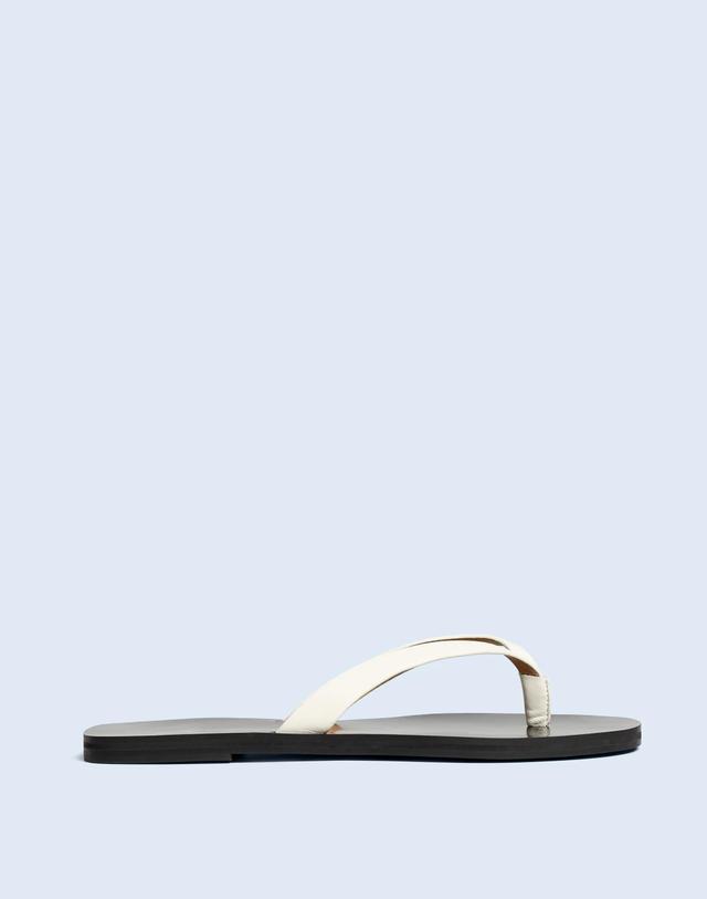 The Gabi Thong Slide Sandal in Leather Product Image