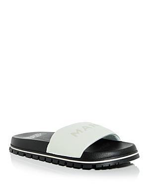 Marc Jacobs Womens The Slide Logo Sandals Product Image