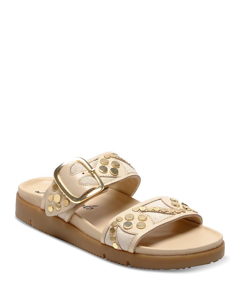 Free People Womens Revelry Studded Slide Sandals Product Image